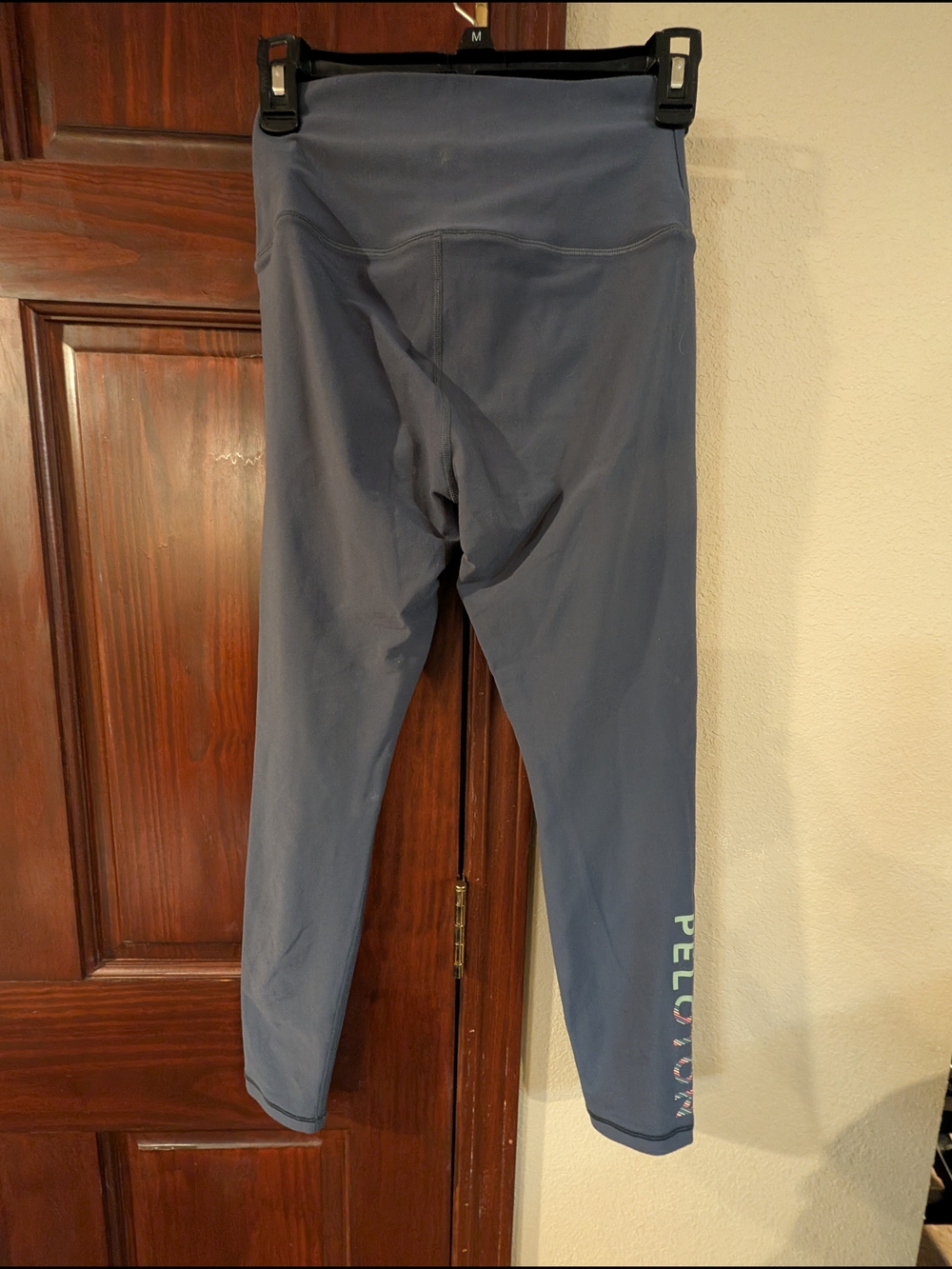 Peloton Slate Blue High-Waist Leggings with Side Logo